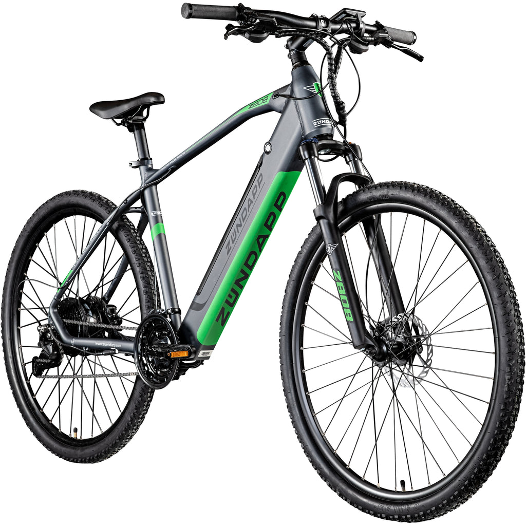 Zündapp Z808 E Bike Mountainbike 29" für Herren ab 160 cm Pedelec 10 Gang Elektrofahrrad 540Wh Scheibenbremsen